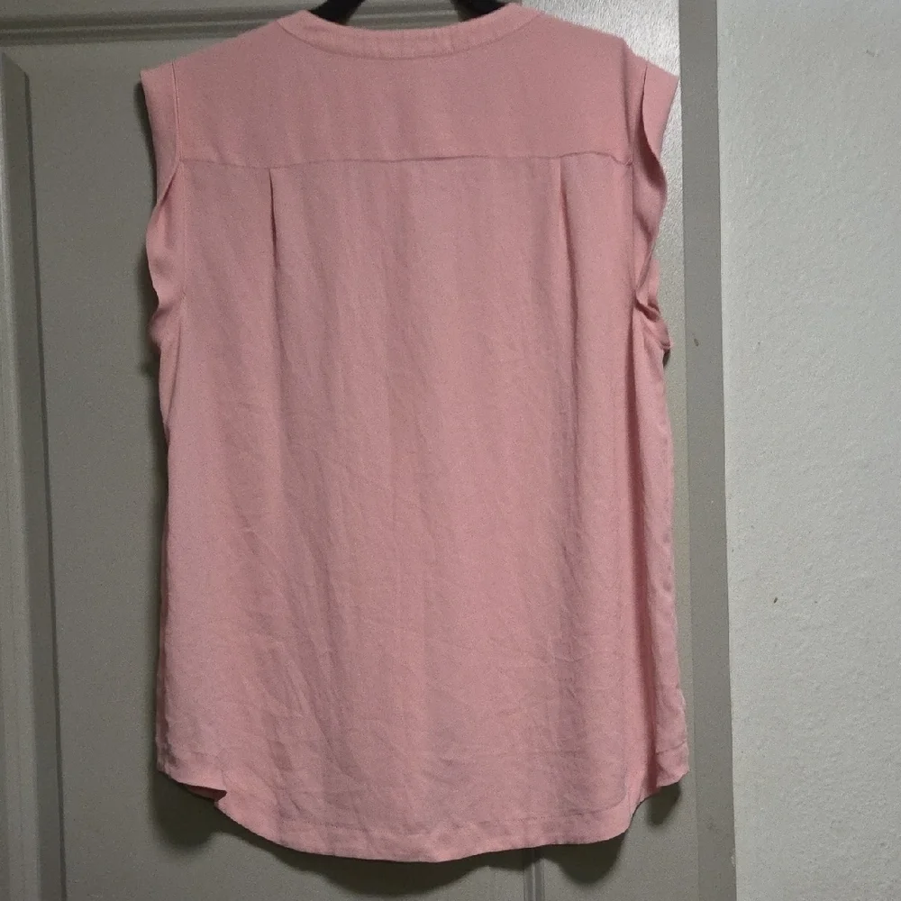 J. Crew Soft Pink Sleeveless Blouse